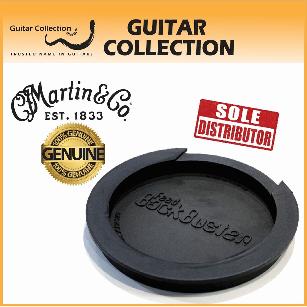 Martin ACFBB Feedback Buster Soundhole Cover สําหรับรุ่น Martin Dreadnz & Grand Performance (เส้นผ่าศูนย์กลาง 100 มม.)
