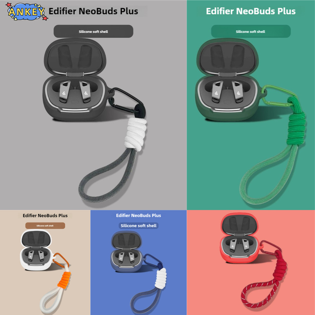 Case for Edifier NeoBuds Plus Protective Nylon Lanyard Soft Cover Edifier NeoBuds Pro 2 Headphone Sh