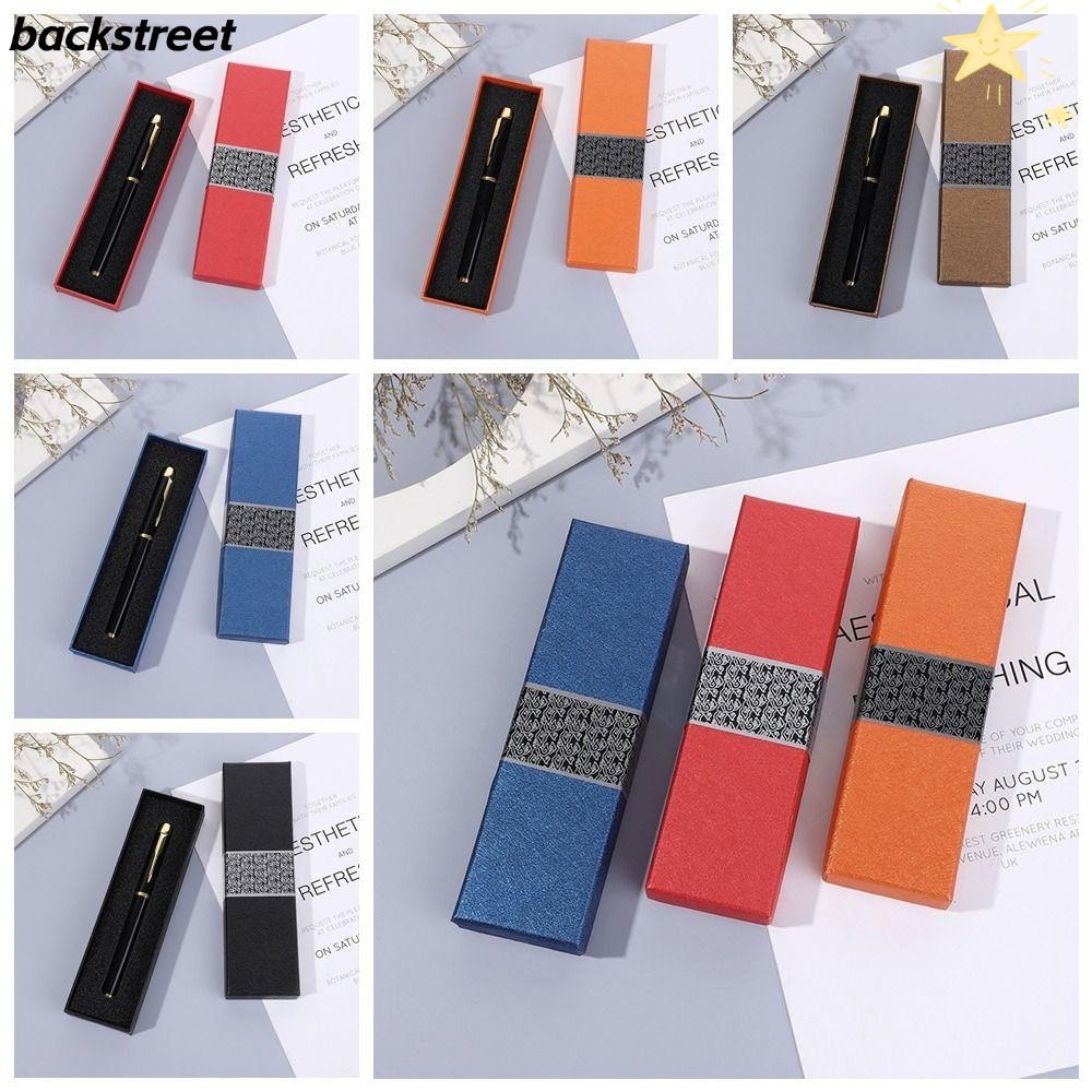 Backstreet Fountain Pen Gift Box, Stationery Composite material Pen Box, Paper Signature Pen