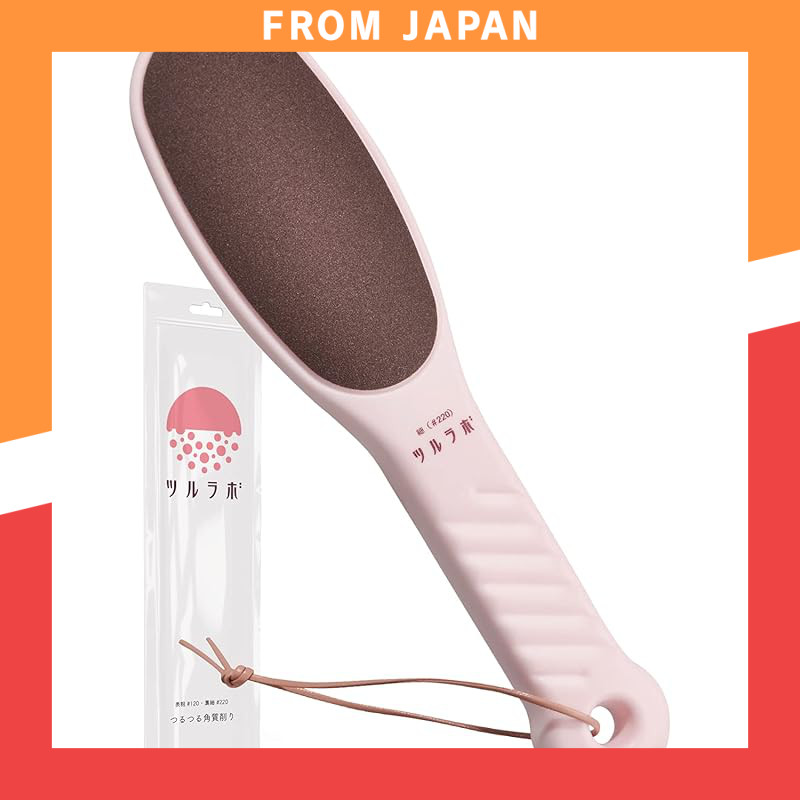 Doctor-Recommended Dual-Sided Foot File for Heel Care - Exfoliating Pumice Stone (White, Beige, Pink