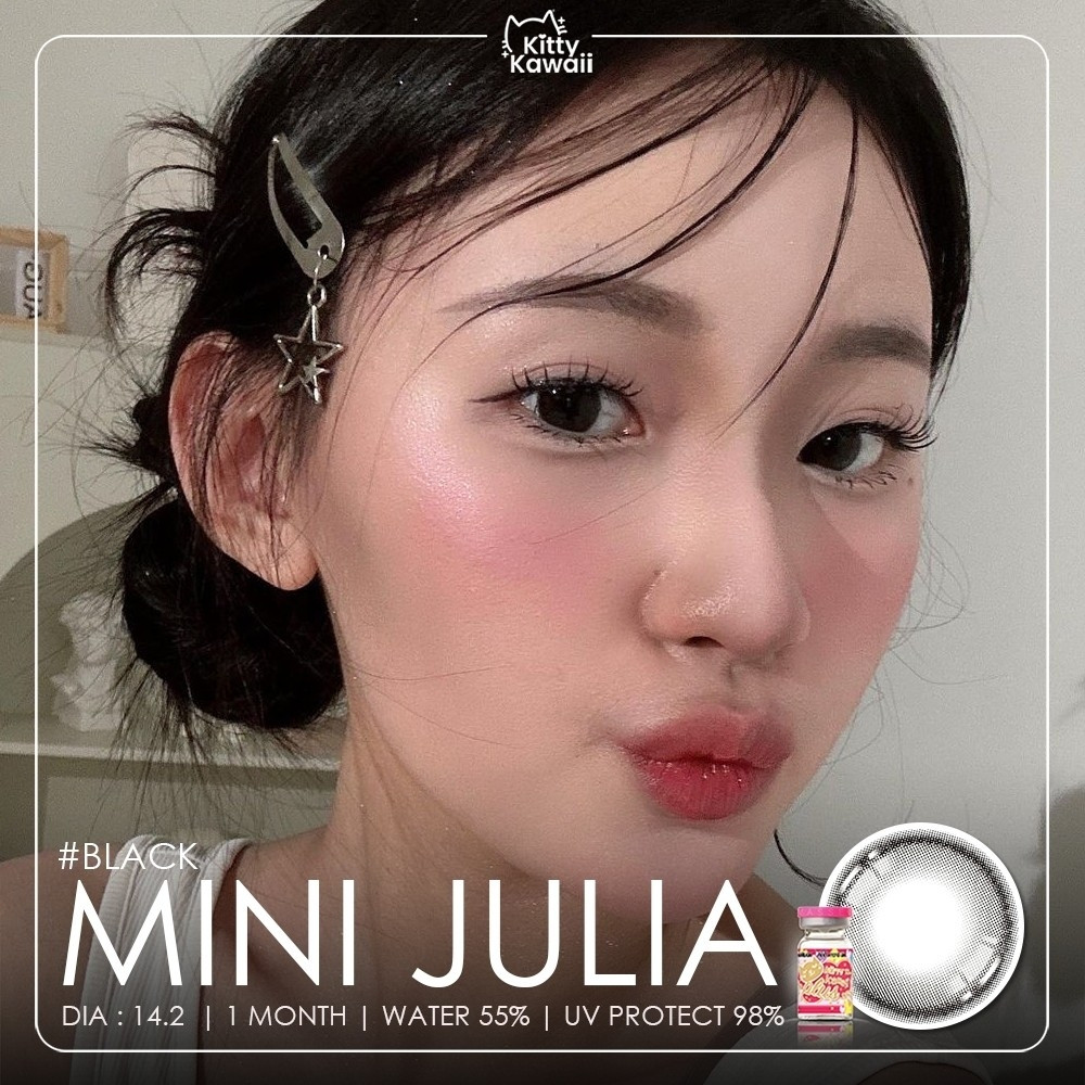 คอนแทคเลนส์ ขนาดมินิ Mini Julia (kittykawaii) สี : Black รูปที่ 4