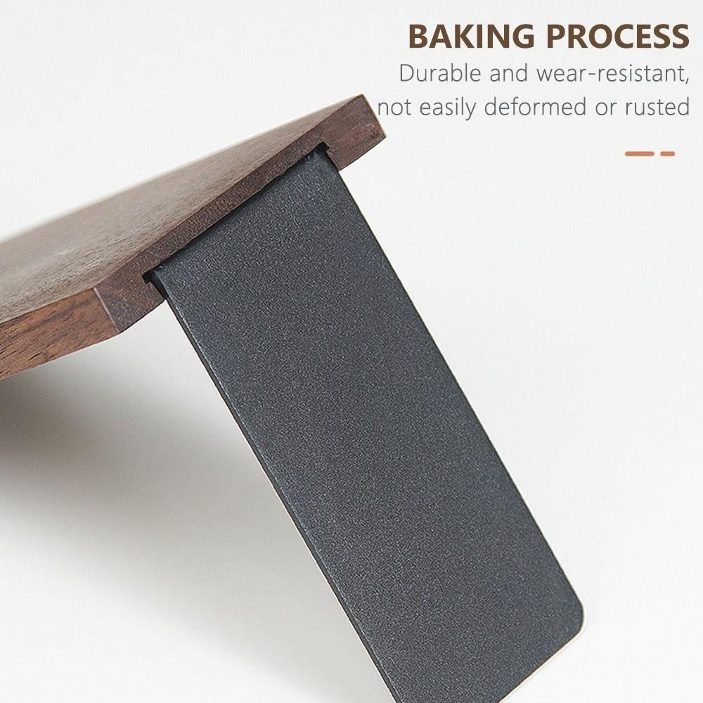 ซูซี ขาตั้งหนังสือ, ที่คั่นหนังสือแบบหนากันลื่น, ของขวัญชั้นวางหนังสือตั้งโต๊ะไม้คุณภาพสูง - รูปที่ 3