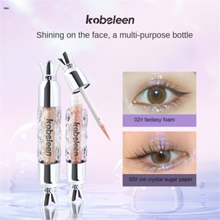 Kobeleen Streamer Colourful Liquid Eye Shadow Texture Is Fine And Easy To Push Away The Sequins Fine Flash Eye Brightening แต่งหน้า nuuo