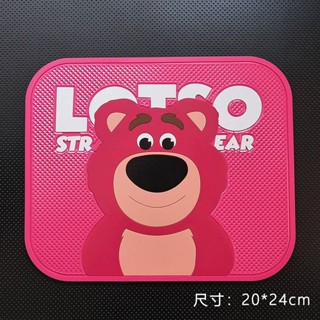 New Cute Cartoon Car Center Console Decoration Non-Slip Mat High Temperature Resistant Car Doll Mobile Phone Non-Slip Storage Pad Cute car interior accessories