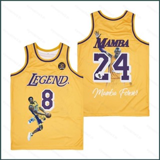 Sy3 No.24 Bryant Mamba เสื้อกีฬาบาสเก็ตบอล สไตล์เรโทร พลัสไซซ์ สําหรับผู้ชาย และผู้หญิง YS3