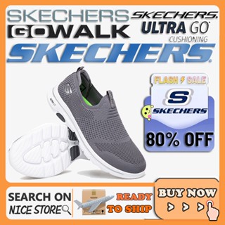 [penghantaran Ekspres]] SKECHERS_GO-WALK SLIP ON รองเท้าผ้าใบลําลอง ระบายอากาศ ใส่สบาย สําหรับผู้ชาย เหมาะกับการเล่นกีฬา