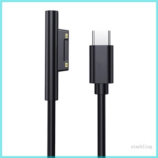 Star อะแดปเตอร์สายชาร์จพาวเวอร์ซัพพลาย USB C สําหรับ Surface Pro 7 6 54 3