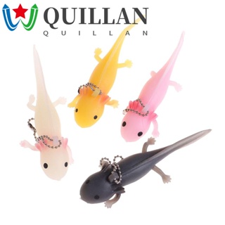 Quillan พวงกุญแจปลายักษ์ 1 ชิ้น พวงกุญแจนุ่ม ยักษ์ Salamander ของเล่นสําหรับเด็กผู้หญิง แกล้งเล่นตลก ของเล่น