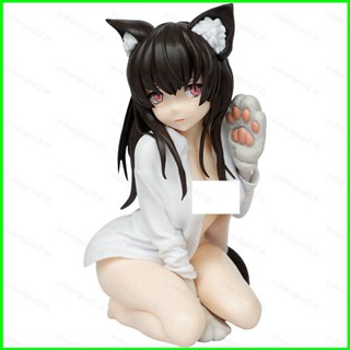 Yb2 โมเดลฟิกเกอร์ผู้หญิง Koyafu Cat Girl Miya สีขาว สําหรับตกแต่งบ้าน เก็บสะสม BY2