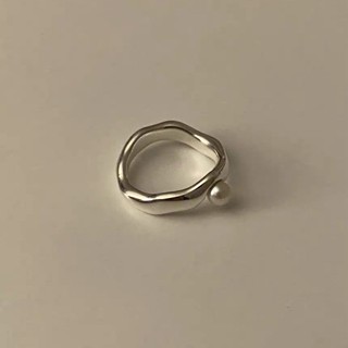 [Unique Ring] แหวนแฟชั่น ประดับมุก สไตล์เกาหลี ยุโรป อเมริกัน