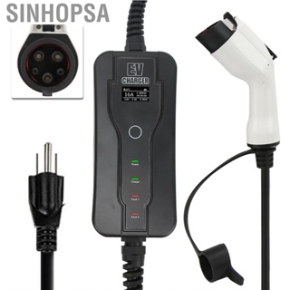 Sinhopsa EV  90V‑264V AC AE J1772 Standard 5M Over Voltage Proof IP65  Electric Vehicle for