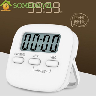 Somedayzl เครื่องจับเวลาแม่เหล็ก พร้อมขาตั้ง หน้าจอ LCD ดิจิตอล ขนาดใหญ่ สําหรับห้องครัว