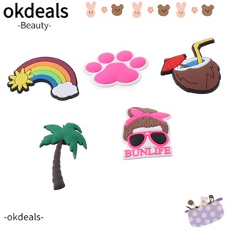 Okdeals ที่วางขวดน้ํา โพลีไวนิลคลอไรด์เรซิ่น 3.88 ออนซ์ หลากสี อุปกรณ์เสริม สําหรับตกแต่งกระเป๋า 6 ชิ้น