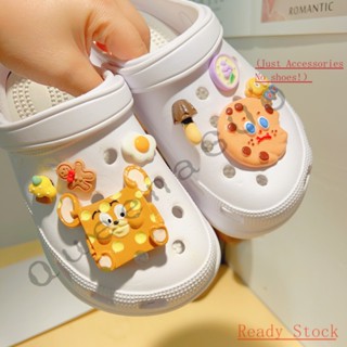 Cute cookie CROCS Jibbitz set（ไม่รวมรองเท้า）Jibbitz Set จิ๊บบิทตัวติดรองเท้า ชุดตกแต่งรองเท้า ลายการ์ตูนน่ารัก ลายน่ารักๆ ตัวติด 3 มิติ