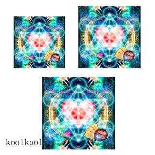 Kool ผ้าปูโต๊ะ ผ้าปูโต๊ะ ลาย Metatron Heart Astrologys Altars สําหรับตกแต่งบ้าน