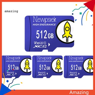 [AM] ใหม่ เมมโมรี่การ์ด SD-Card TF 32GB 64GB 128GB 256GB 512GB Pstek Class10 ความเร็วสูง บางมาก กันน้ํา สําหรับโทรศัพท์มือถือ