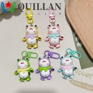 Quillan พวงกุญแจ จี้เรซิ่น รูปกบน่ารัก สีแคนดี้ แฟชั่น สําหรับแขวนตกแต่ง