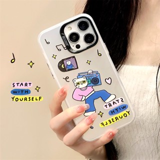 [พร้อมส่ง] เคสโทรศัพท์มือถือ ลายการ์ตูนเลเซอร์ สําหรับ Apple iPhone 15 14 13 12 11 PROMAX XS XR XSMAX SE2020 6 7 8PLUS MINI