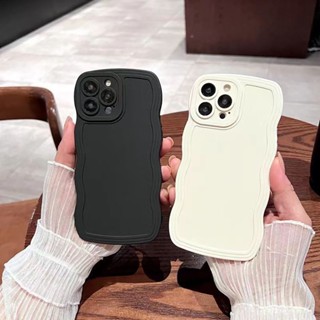 เคสไอโฟน ผิวด้านกันกระแทกเลนส์กล้อง for iPhone 11 14 13 12 15 Pro Max 7 8 Plus X XR XS Max SE