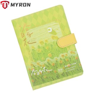 Myron สมุดจดบันทึก ขนาด A5 สีเขียว เครื่องเขียน สําหรับสํานักงาน