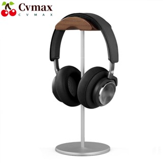 Cvmax ขาตั้งหูฟัง โลหะผสมอลูมิเนียม กันลื่น พร้อมขาตั้งไม้ สําหรับบ้าน