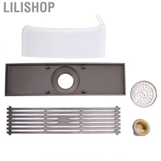 Lilishop Shower Floor Drain Bathroom Linear with Storage Bag for Balcony