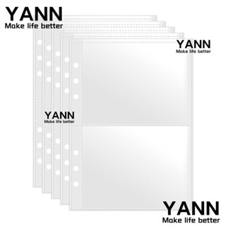 Yann1 ซองใส่การ์ด อัลบั้มรูปภาพ ขนาด A5 2 ช่อง 50 ชิ้น