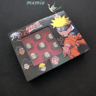 Mxmio ชุดเครื่องประดับ แหวน ลายการ์ตูนนารูโตะ Sasuke Itachi Ninja ของขวัญแฟนคลับ