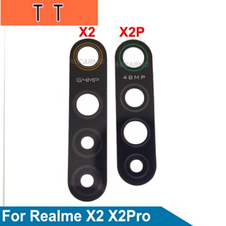  เลนส์กล้องด้านหลัง พร้อมสติกเกอร์ แบบเปลี่ยน สําหรับ Realme X2 X2 Pro X2P