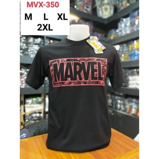 SO.BEST เสื้อยืด Marvel 8 สกรีนหน้าผ้าดำ ลิขสิทธิ์แท้ มาร์เวล