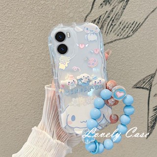 เคสโทรศัพท์มือถือ ซิลิโคน ทรงโค้ง ลายสุนัขหน้ายิ้ม 3D พร้อมสายคล้อง สําหรับ IPhone 15 14 13 12 11 Pro Max 8 7 6 6s Plus X Xr Xs Max SE 2020