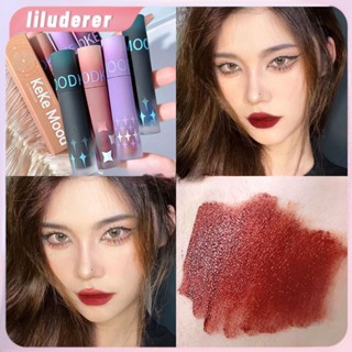 Kekemood Starry Sky Lip Powder ครีม Velvet Matte Matte Niche ลิปสติก Pigeon Blood Red Non-stick Lip Glaze สำหรับผู้หญิง HO