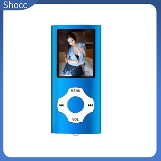 Shocc เครื่องเล่น Mp3 วิทยุ Fm บลูทูธ แบบพกพา เครื่องเล่นเพลง Mp4 สเตอริโอ บันทึกเสียง Mp3 สําหรับนักเรียน