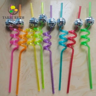 Tarsureth หลอดดิสโก้บอล 8 สี ใช้ซ้ําได้ สําหรับตกแต่งงานแต่งงาน 16 แพ็ค