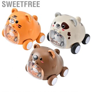 Sweetfree Cartoon Catapult Car Toys  Shape Friction Powered Ejection Inertial for Children Gifts