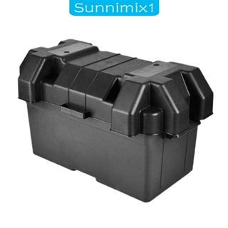 [Sunnimix1] กล่องแบตเตอรี่ พร้อมสายคล้อง น้ําหนักเบา แบบพกพา กันน้ํา สําหรับรถยนต์ รถพ่วง