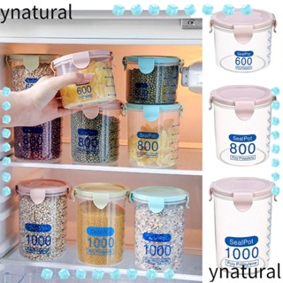 Ynatural ขวดพลาสติก สําหรับใส่อาหาร ธัญพืช 2 ชิ้น