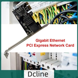 [Dcline.th] Gigabit อะแดปเตอร์การ์ดเครือข่ายอีเธอร์เน็ต PCI Express RJ45 LAN สําหรับเดสก์ท็อป PC