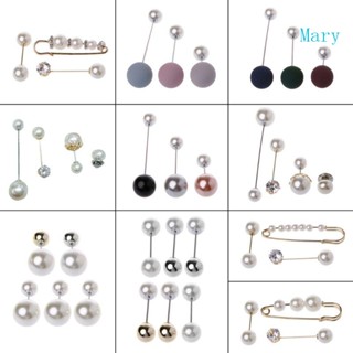 Mary 3 ชิ้น ล็อต โลหะผสม เพื่อความปลอดภัย เข็มกลัด Pins สําหรับผู้หญิง มุสลิม ฮิญาบ หัวเข็มขัด อุปกรณ์