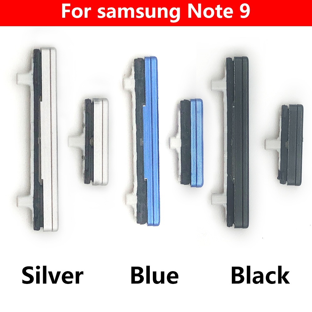 อะไหล่ปุ่มกดเปิด ปิดด้านข้าง ปุ่มปรับระดับเสียง แบบเปลี่ยน สําหรับ Samsung Galaxy Note 9 10 Plus