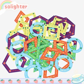 Solighter สติกเกอร์ 50 ชิ้น ลดความหยาบ 50 ชิ้น สําหรับเด็ก