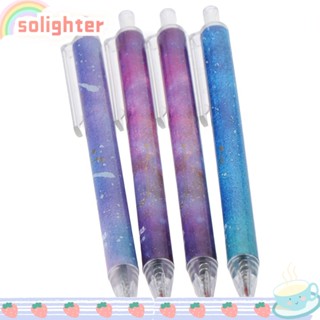 Solighter ปากกาเจลลูกลื่น 0.5 มม. สีดํา สําหรับสํานักงาน 12 ชิ้น