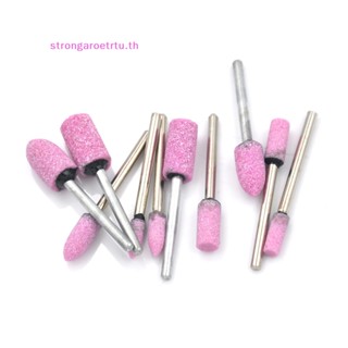 Strongaroetrtu ล้อเจียรหินโรตารี่ สีชมพู 10 ชิ้น