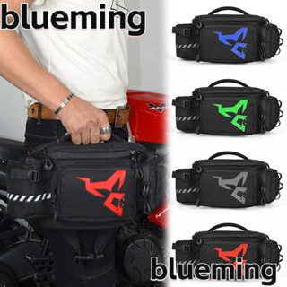 Blueming2 กระเป๋าเป้สะพายหลัง กระเป๋าคาดเอว ใส่เหรียญ กันน้ํา จุของได้เยอะ ขยายได้ สําหรับขี่รถจักรยานยนต์