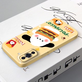 เคสโทรศัพท์มือถือ พลาสติกแข็ง ป้องกันกล้อง ลาย Pochacco และ Kitty สําหรับ Huawei Nova 10 Pro 9 SE 7 7i 7 Pro SE 6 SE 4 P20 P30 P40 Lite Mate 20