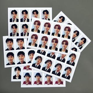 โฟโต้การ์ด Kpop BTS ID Photo Identity Card HD ขนาด 1 นิ้ว สําหรับเก็บสะสม