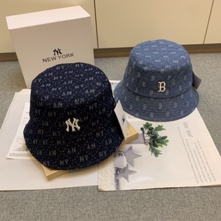 Bucket Hat ใหม่ หมวกบักเก็ต ผ้าฝ้าย พับได้ ลายตัวอักษร NY B เหมาะกับชาวประมงกลางแจ้ง สําหรับผู้ชาย และผู้หญิง