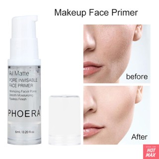 Flawless Matte Finish Make Up Transparent Cream Pore Perfect Primer สำหรับควบคุมความมัน แต่งหน้าติดทนนาน ฐานนวัตกรรมเรียบเนียน ลดความเงางาม มืออาชีพไร้ความมัน , Beauty Frenzy