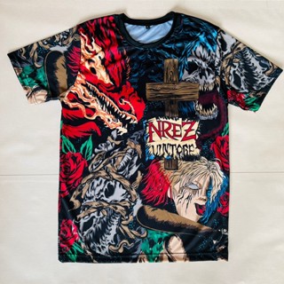 เสื้อยืดลําลอง แขนสั้น คอกลม พิมพ์ลายไม้กางเขน สวมใส่สบาย
