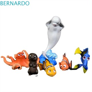 Bernardo โมเดลฟิกเกอร์ รูปการ์ตูนสัตว์ทะเล Dory ขนาด 4-10 ซม. ของเล่นเสริมการเรียนรู้เด็ก